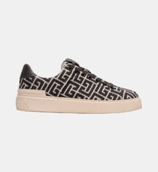 Baskets B-Court en jacquard monogramme Balmain