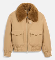 Blouson rembourré unisexe en laine AMI Paris