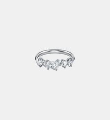 Bague Galaxy, Diamants de synthèse 1 ct tw, Formes variées, Or blanc 18 carats Swarovski