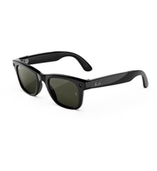 Lunettes connectées Ray-Ban Wayfarer Gen3 Grande Noir polarisé vert Meta