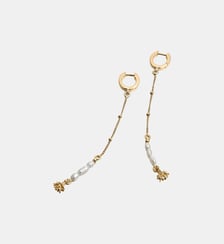 Boucles d’oreilles en anneau en argent 925 dorées 18 carats Aristocrazy