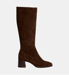 Bottes à talons Argentine cuir velours Jonak
