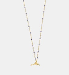 Collier pendentif dauphin doré Les Néréides