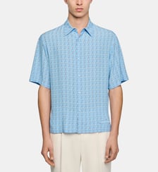 Chemise fluide à imprimé maillons Sandro