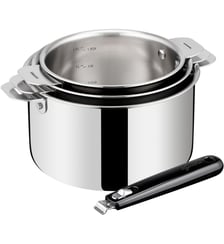 Batterie de cuisine Esperta triply 3pcs + poignée Lagostina