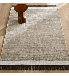 Tapis jute laine et coton, tissé plat AM.PM