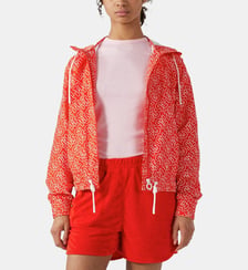 Blouson coupe-vent léger à capuche Alize monogram Jott