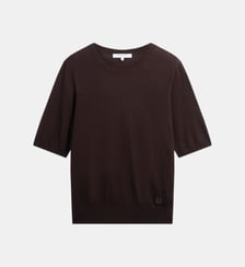 Pull manches courtes en laine fine - REINE Gerard Darel