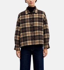 Surchemise à carreaux en laine double face - JOSIA Gerard Darel