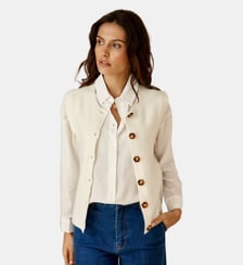 Gilet col rond uni MORINI La Petite Etoile