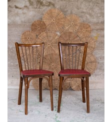 Paire de chaises contemporaine Alma N°2042- Produit chiné Debongout