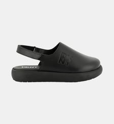 Sabots scratchés en cuir DKNY