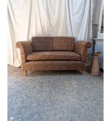 Banquette alouette en velours Martine N°45- Produit chiné Debongout