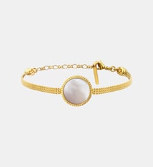 Bracelet chaîne plate   doré à l'or fin - Ashanti Satellite