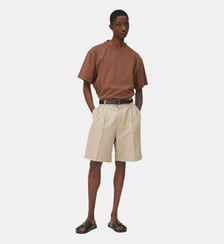 Short à pinces Como Stone Noyoco