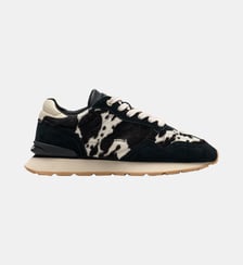 Baskets basses City Cow Print Black Hoff