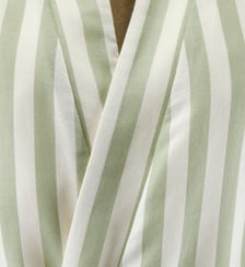 Peignoir long en satin de coton Desforges
