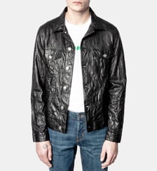 Blouson Base Crinkle cuir Zadig&Voltaire