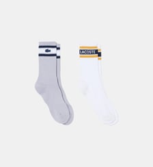 Chaussettes côtelées pack de 2 Lacoste