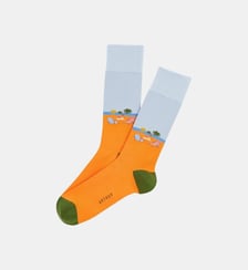 Chaussettes en coton - Transat Orange Arthur