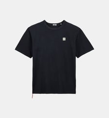 T-shirt col rond en jersey de coton slub pigment dye Serge Blanco