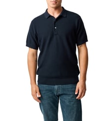 Polo en coton tricot à manches courtes Forbes Rodd & Gunn