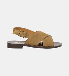 Sandales Plates Zita Cuir Suédé Bobbies