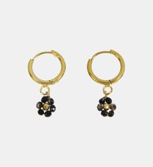 Boucles d'oreilles  Mini Maya avec fleurs à pierres fines Les Cléias