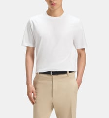 T-shirt droit en jersey de coton BOSS