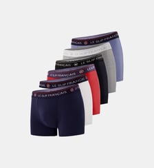 Lot de 6 boxers en coton Le Slip Francais