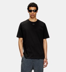 T-shirt avec cut-out à logo Oval D Diesel