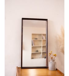 Miroir épuré en bois Igor N°1155- Produit chiné Debongout