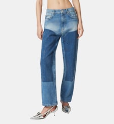 Jean droit avec mini clous en strass Pinko