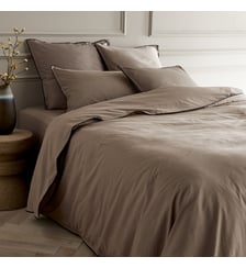 Housse de couette en voile de coton lavé AM.PM
