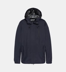 Coupe-vent capuche zip Schott