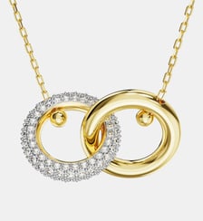 Pendentif Dextera, Doré à l’or rose 18 carats (750/1000) Swarovski