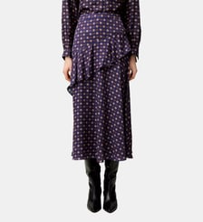 Jupe fluide imprimée Claudie Pierlot