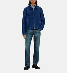 Veste coach en rinse denim Diesel