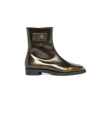 Low boots en cuir bicolore MM6 Maison Margiela