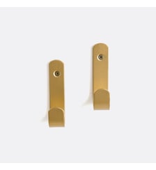 Lot de 2 patères en métal acier La Redoute Interieurs