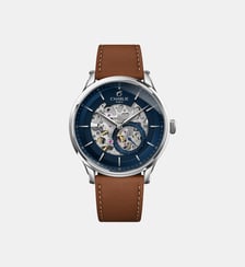 Montre automatique Initial Bleu ISQ - 40 - 018 Charlie Paris