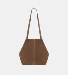 Petit sac cabas Daily en cuir velours Vanessa Bruno