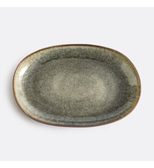 Plat en grès émaillé 43x28cm La Redoute Interieurs