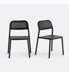 Lot de 2 chaises de jardin aluminium La Redoute Interieurs