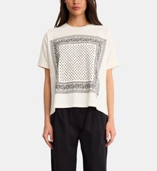T-shirt imprimé en coton et modal - TAIYA Pablo