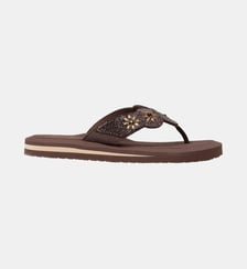 Tongs semelle synthétique, entre doigt confortable, légère pour un confort de marche, yoga Isotoner