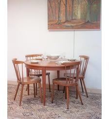 Table à manger en bois Romy N°393- Produit chiné Debongout