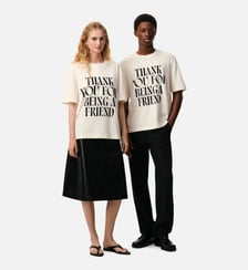 T-shirt Imprimé Signature unisexe en Coton AMI Paris