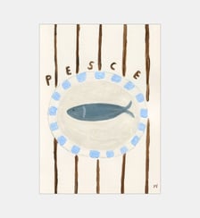 Poster   Pesce - The Poster Club x Isabelle Vandeplassche Poster & Frame
