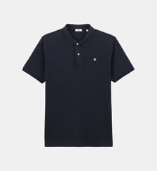 Polo droit en coton piqué Serge Blanco